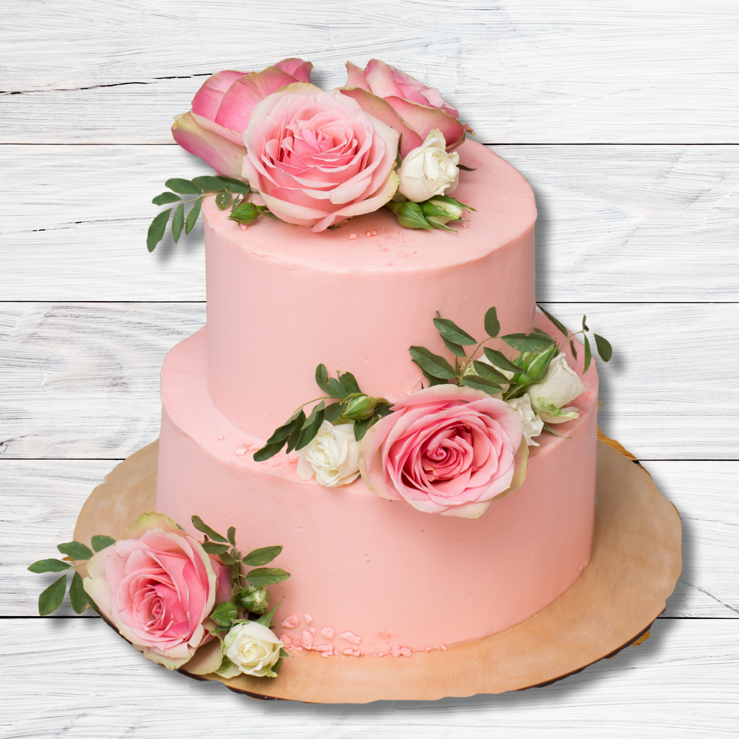 Elegant Floral Bliss Cake