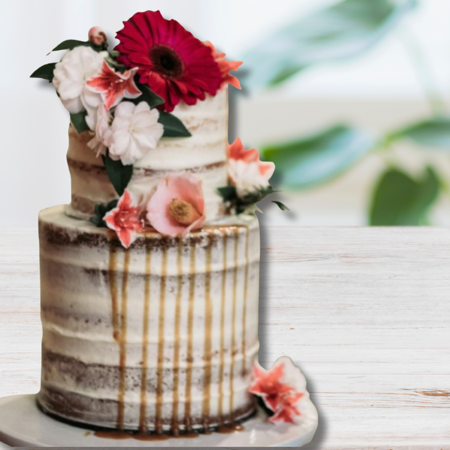 Elegant Floral Celebration Cake