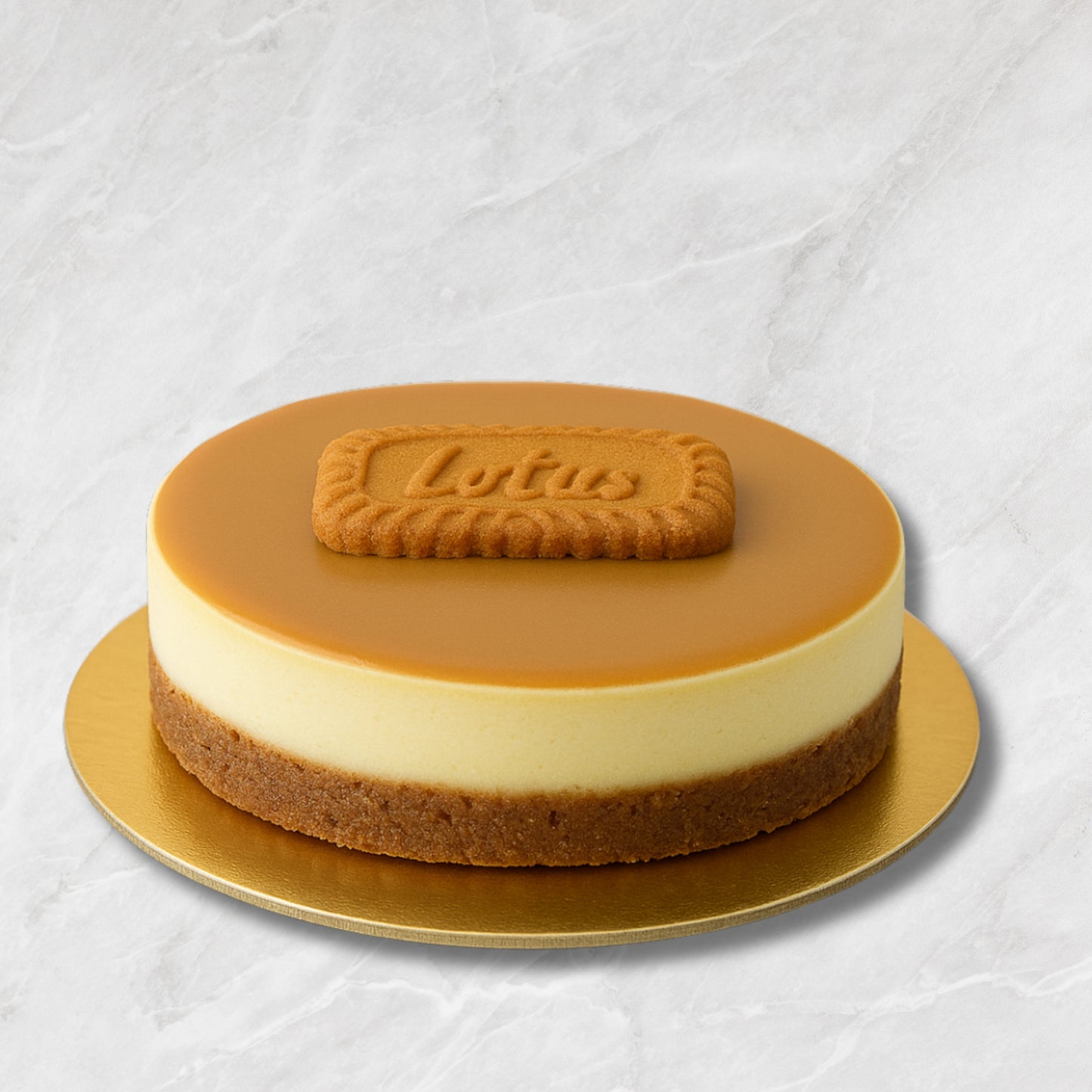 Lotus Biscoff Baked Cheesecake