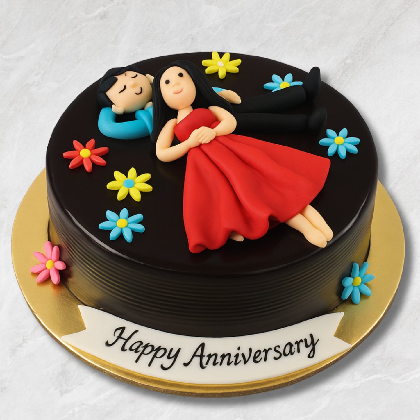 Romantic Anniversary Cake