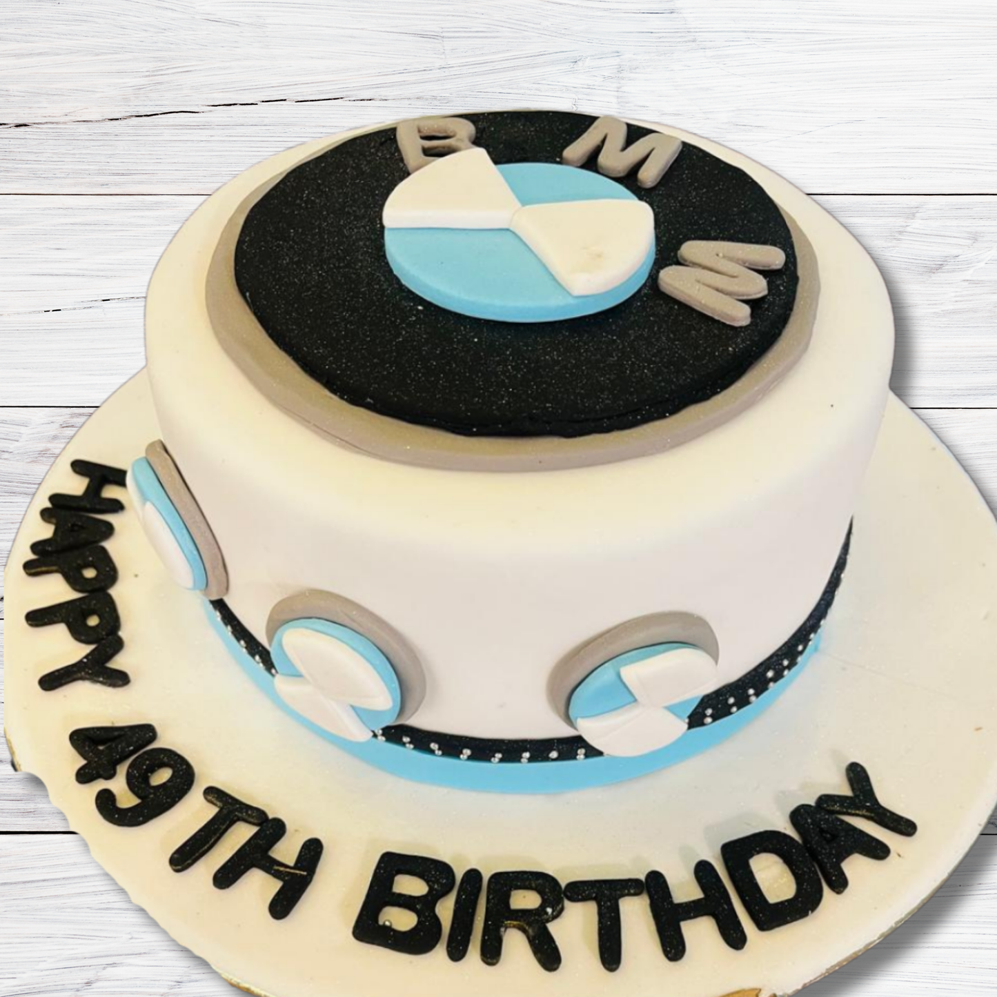 BMW-Inspired Birthday Cake