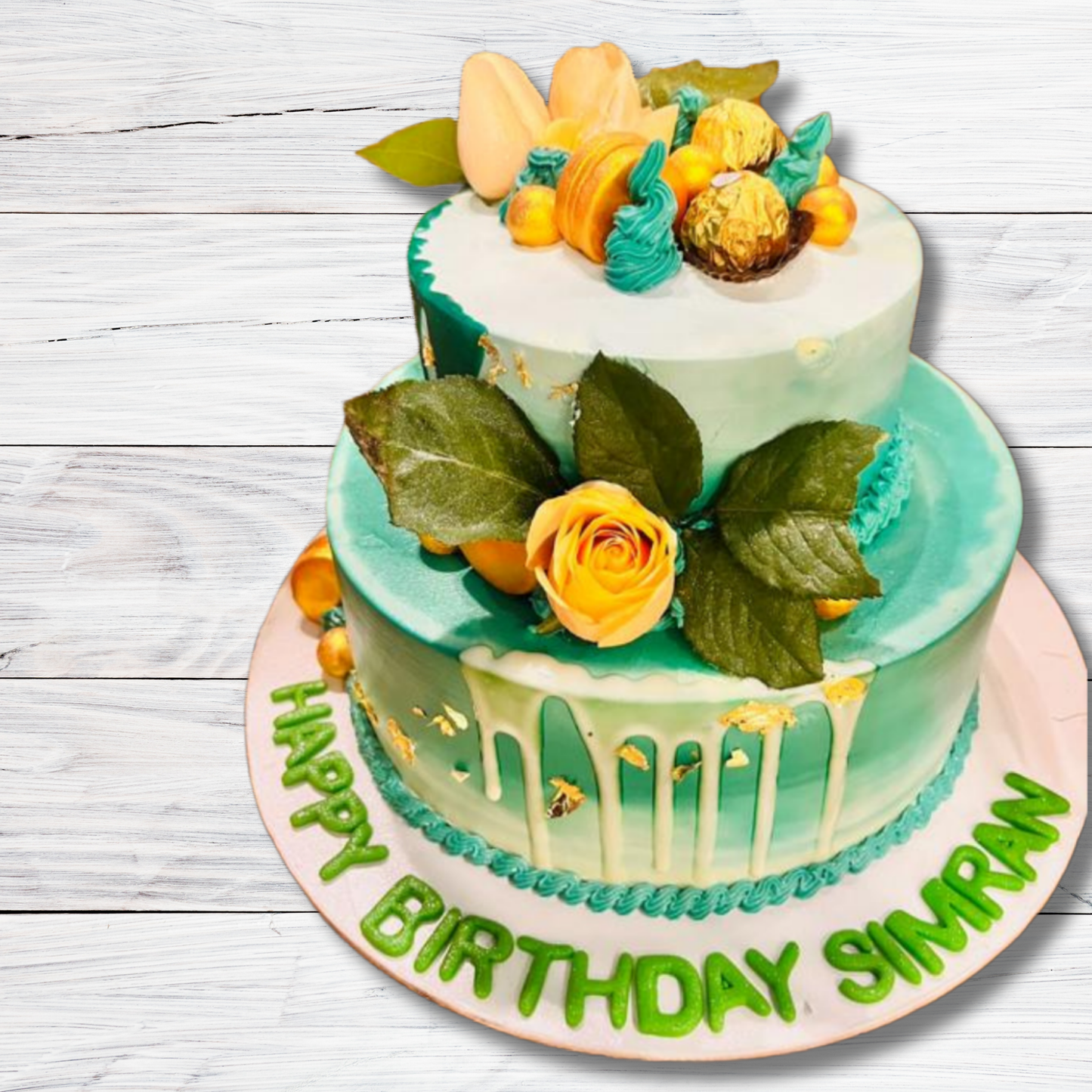 Elegant Drip Cake for a Chic Birthday