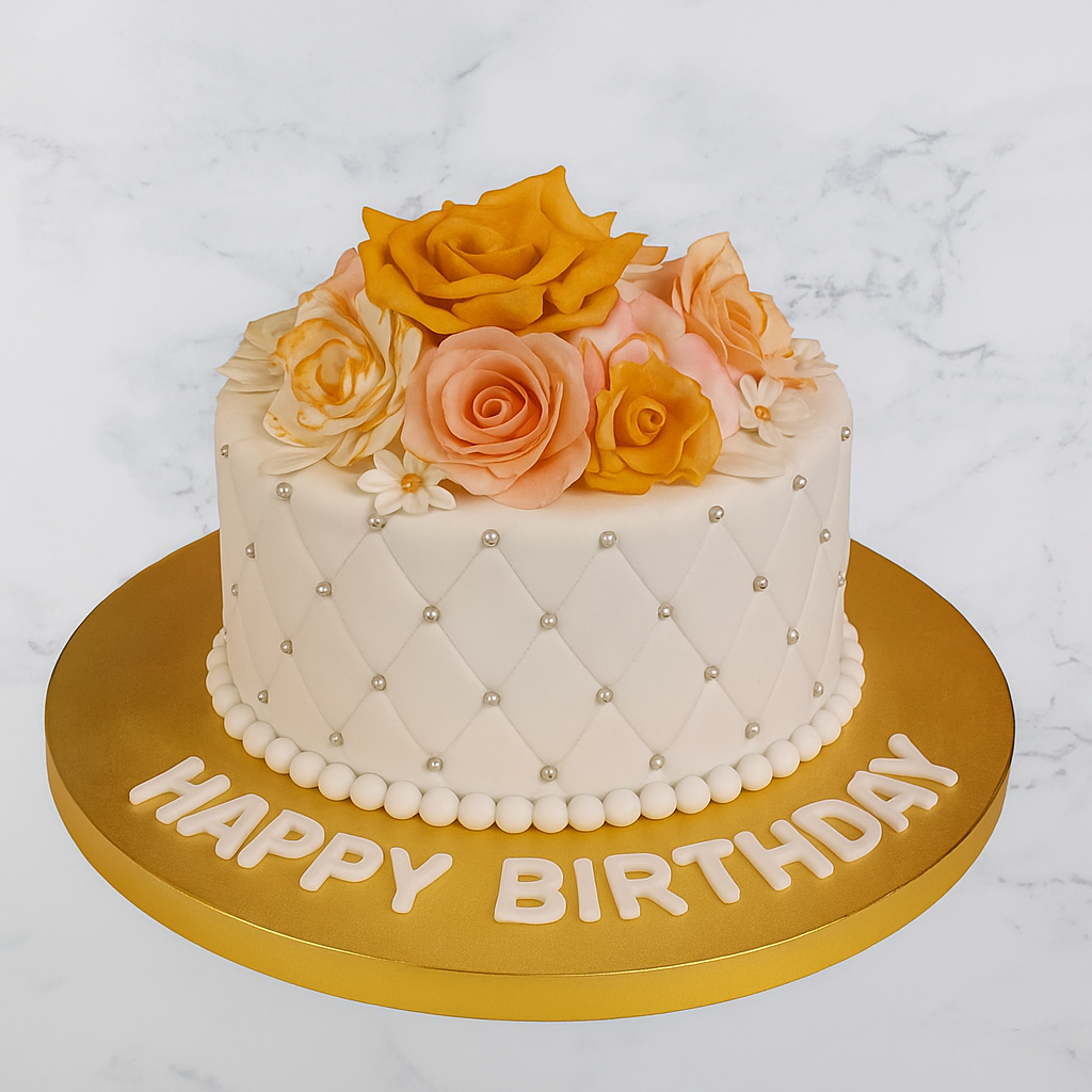 Elegant Floral Cake