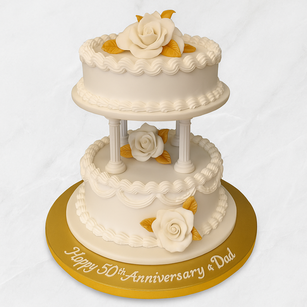 Timeless Love: A Classic Anniversary Cake