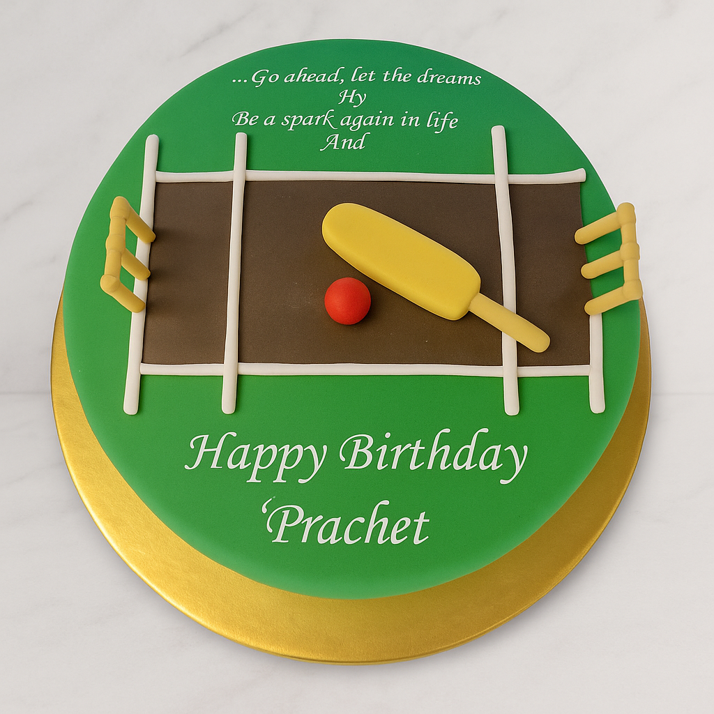 Cricket Cake