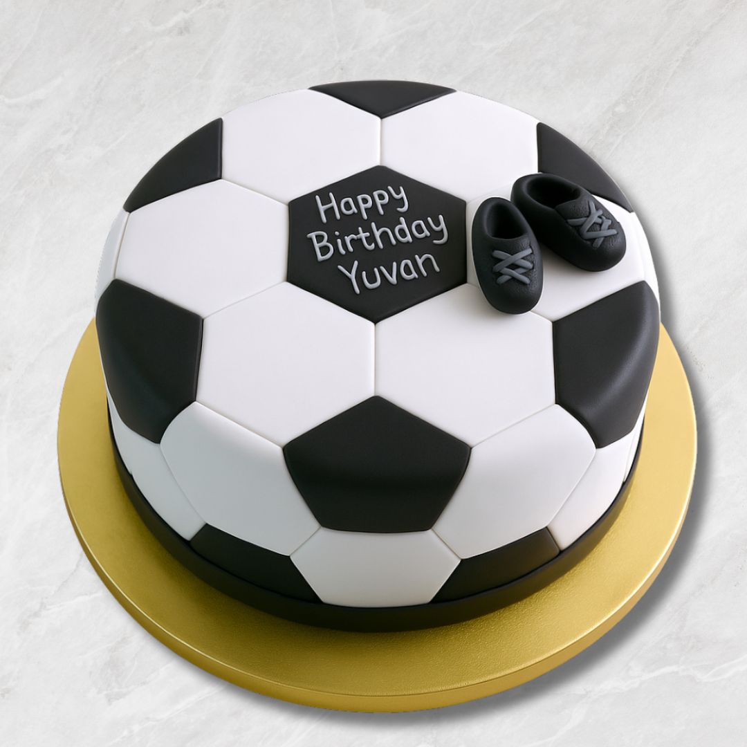Soccer Star Cake