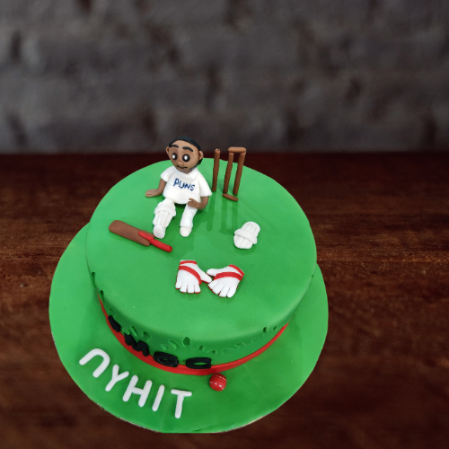 Cricket Enthusiast Cake