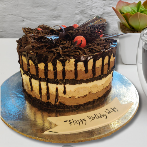 Chocolate Delight Birthday Cake