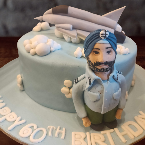 Pilot's 60th Birthday Cake