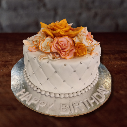 Elegant Floral Cake