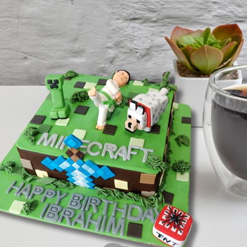 Minecraft Adventure Cake