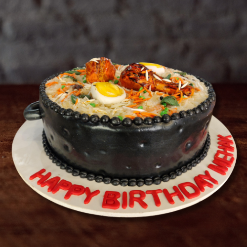 Biryani-Inspired Cake