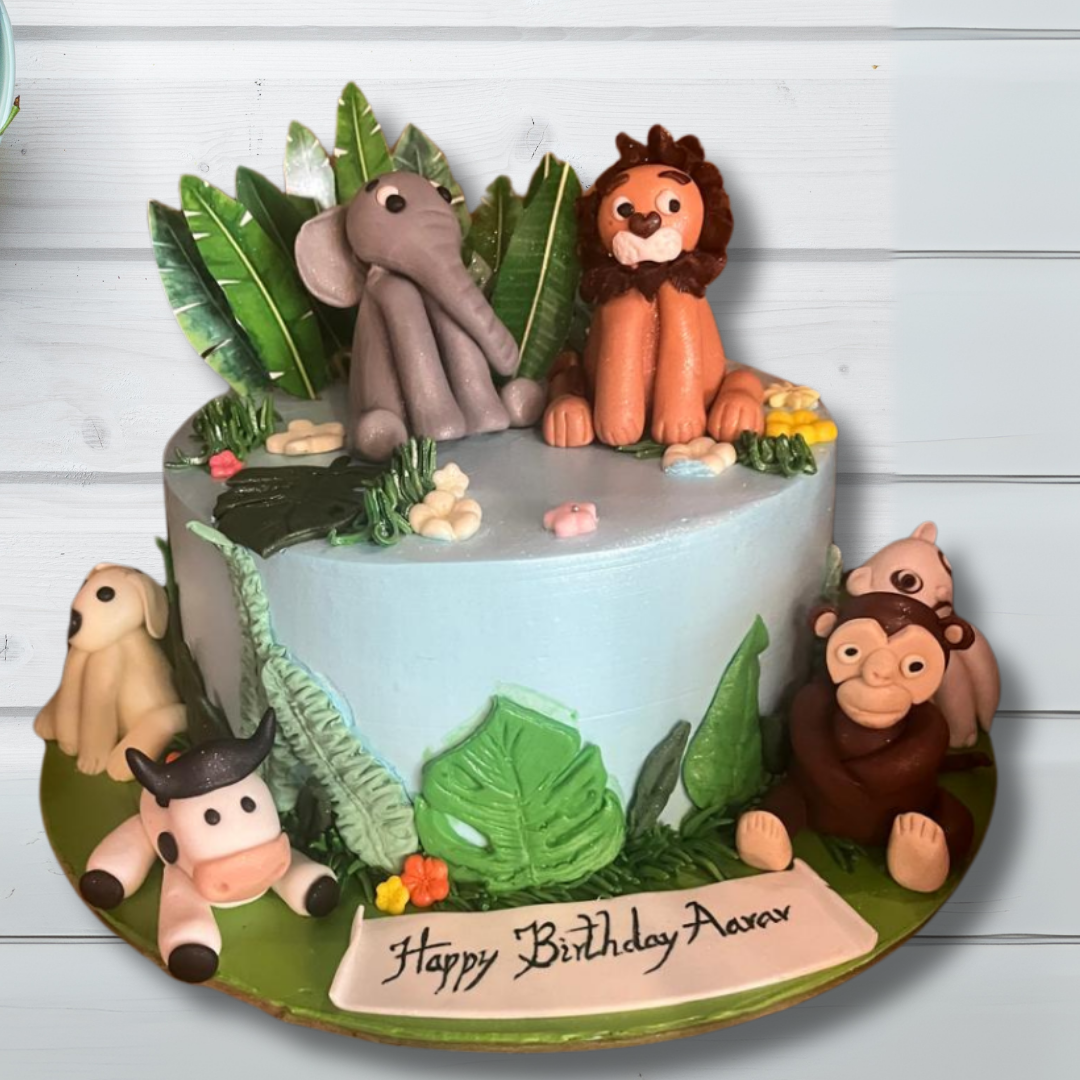 Jungle Animal Cake