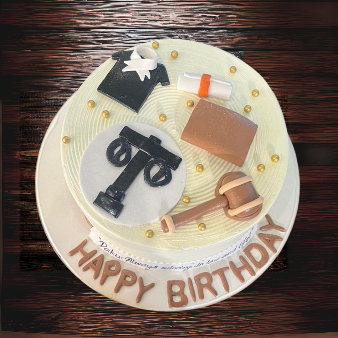 Legal-Themed Cake for a Professional Touch