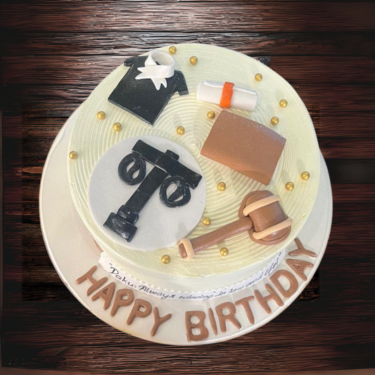 Legal-Themed Cake for a Professional Touch