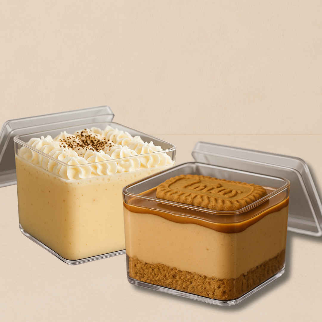 Heavenly Dessert Jars – Tres Leches &amp; Lotus Biscoff