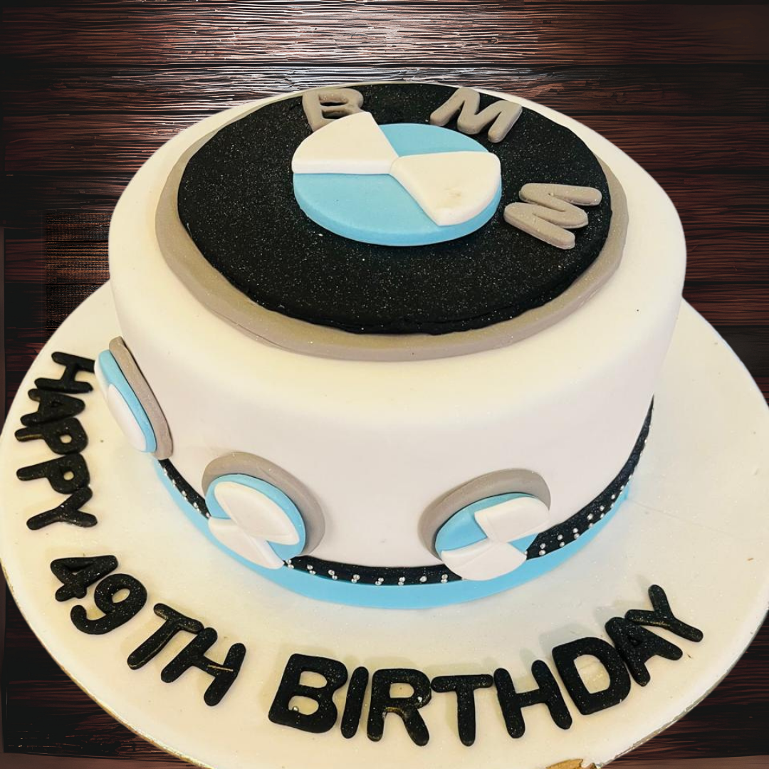 BMW-Inspired Birthday Cake