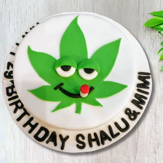 A Leafy Fun Cake with a Twist