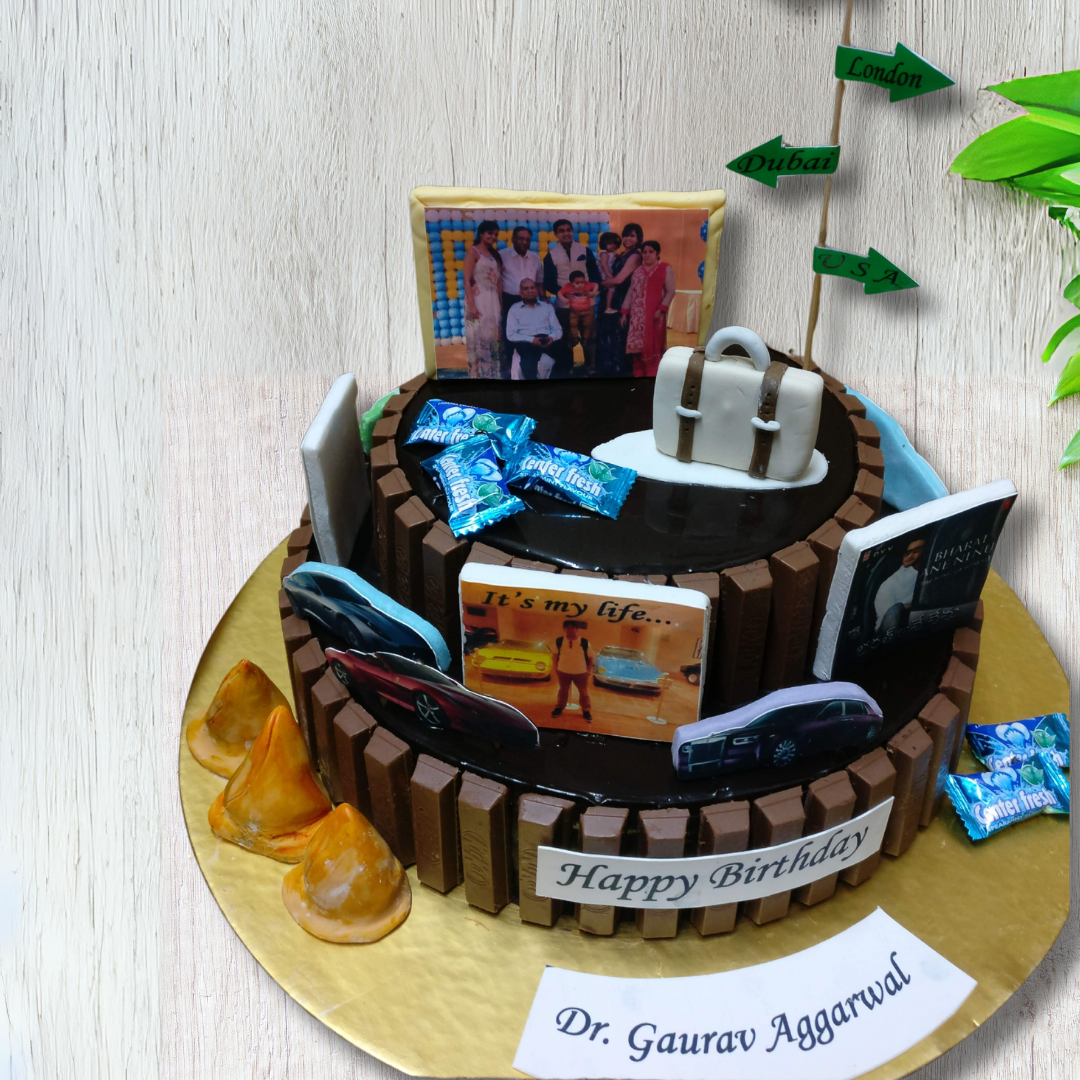 A Journey of Memories: Travel-Inspired Cake