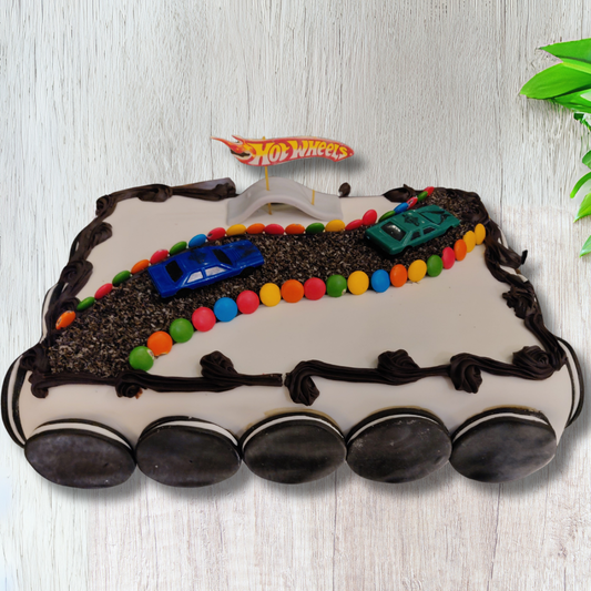 Speed Ahead: A Hot Wheels Adventure Cake