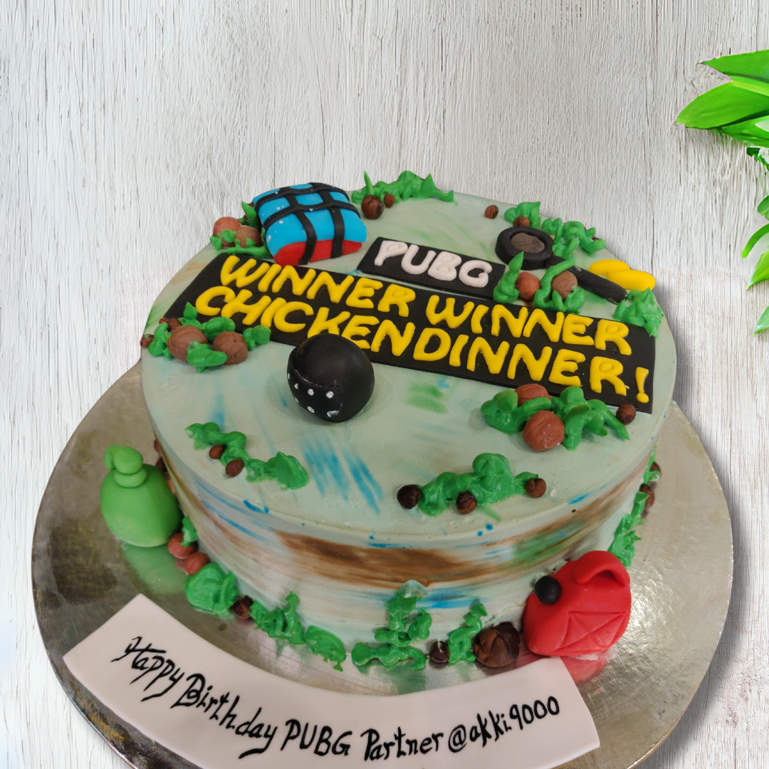 Winner Winner: A PUBG-Inspired Birthday Cake