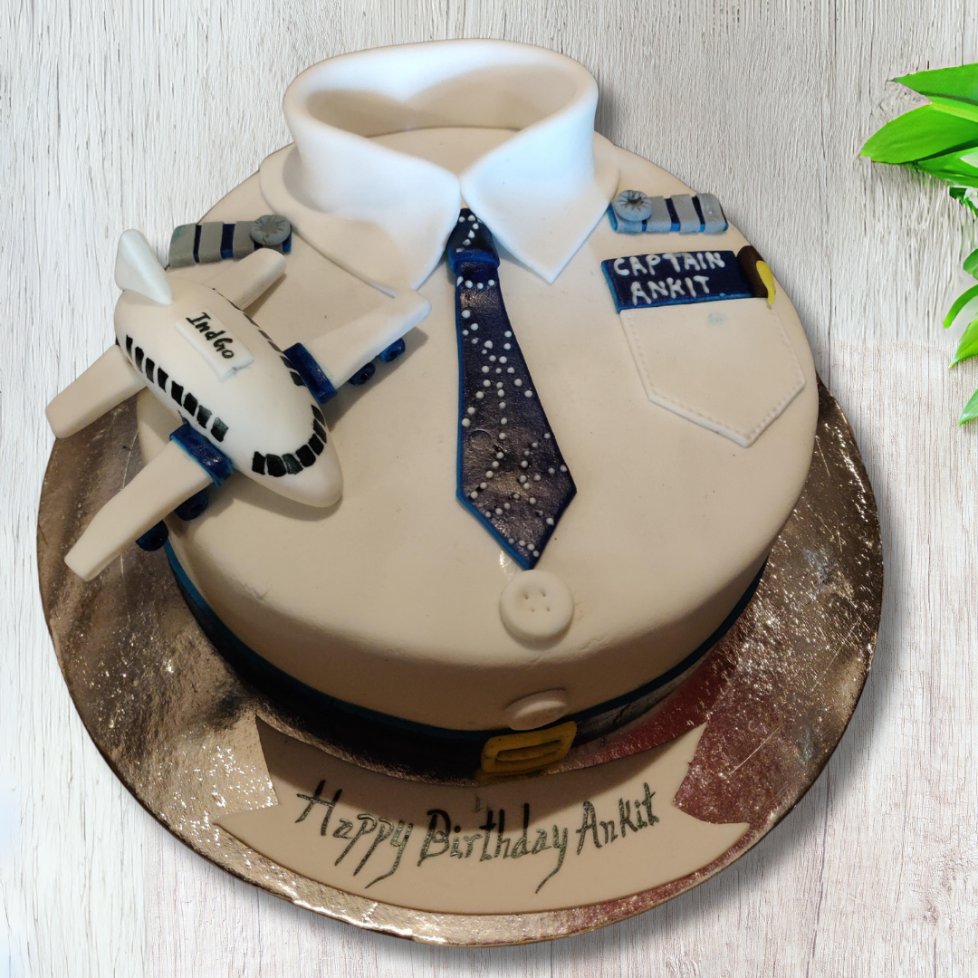 Fly High with the Captain: An Aviation-Inspired Cake