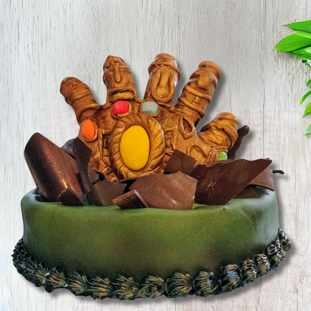 Thanos-Inspired Cake - A Marvelous Sweet Power