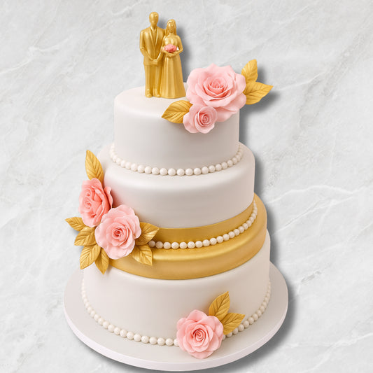A Wedding Dream: A Beautiful Bridal Cake