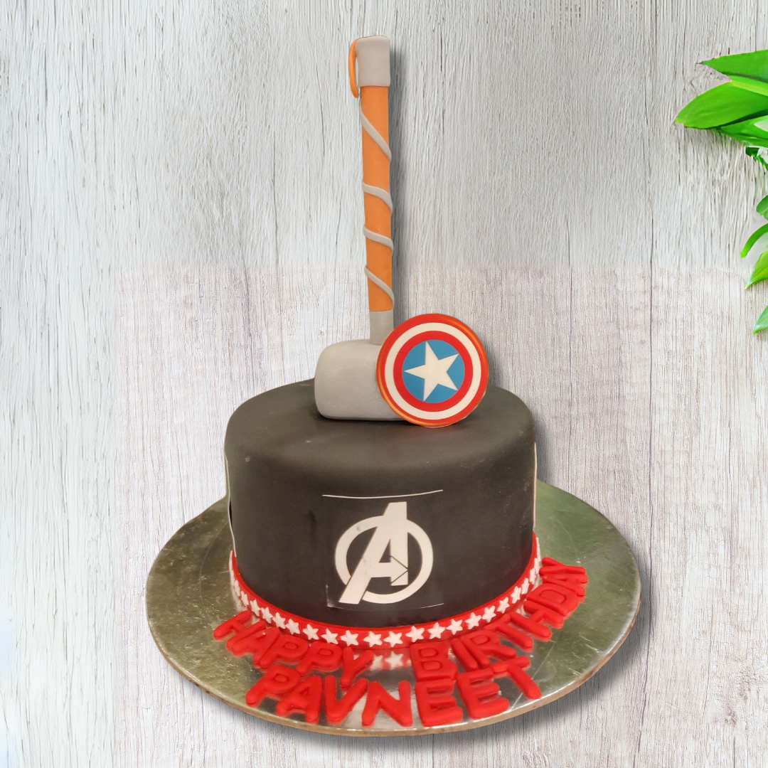 Thor's Hammer Cake for Marvel Fans