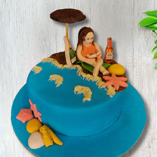 Beachside Relaxation Cake