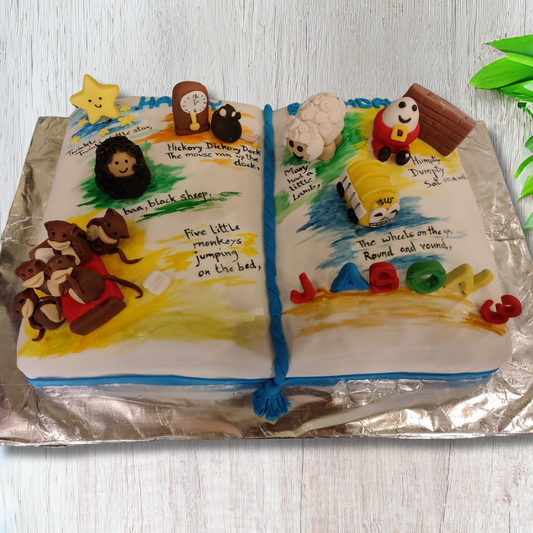 A Storybook Celebration: A Cake That Brings Nursery Rhymes to Life