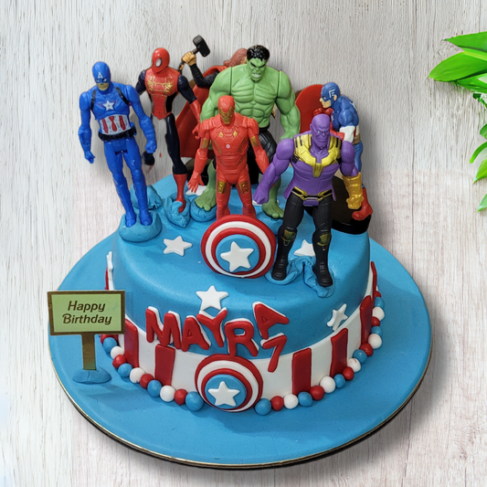 Heroic Celebration: A Marvel Avengers Birthday Cake