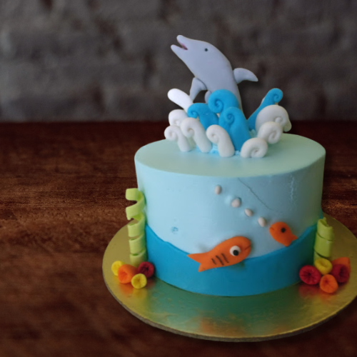 Ocean Splash Cake