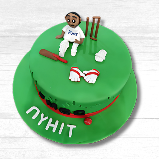 Cricket Enthusiast Cake