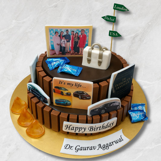 A Journey of Memories: Travel-Inspired Cake