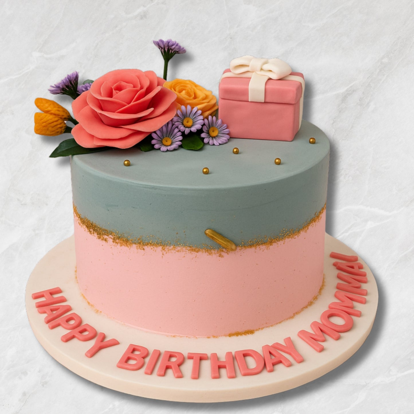Elegant Bloom Cake