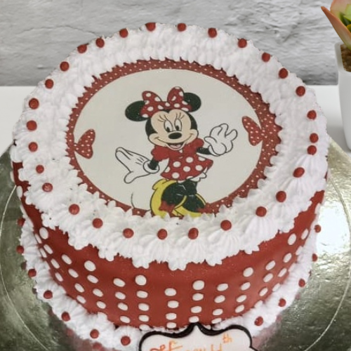 Minnie Mouse Polka Dot Cake