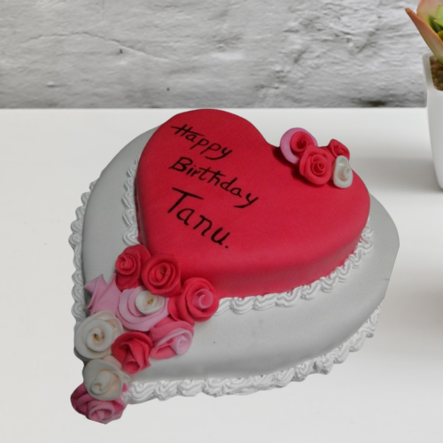 Heartfelt Elegance Cake