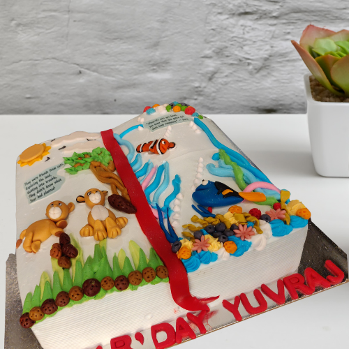 Storybook-Themed Birthday Cake