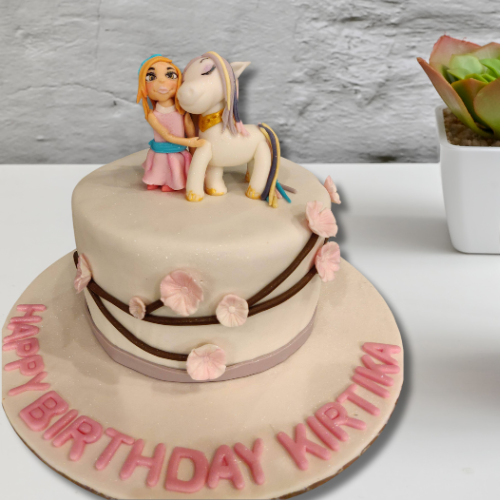 Magical Unicorn-Themed Birthday Cake