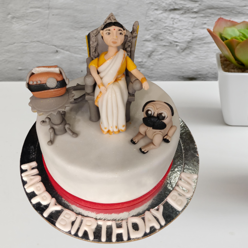 Regal & Nostalgic Themed Birthday Cake