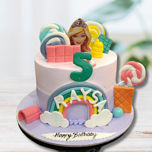 Candy Wonderland Rainbow Cake