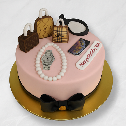 Luxury Lifestyle: A Designer-Inspired Cake