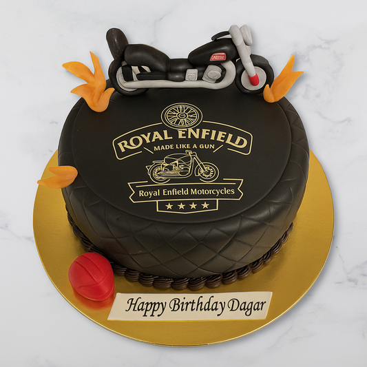 Royal Ride: A Biker's Dream Cake