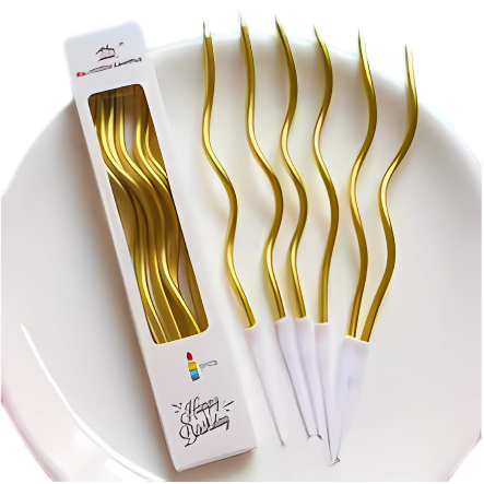 Golden Curl Candle