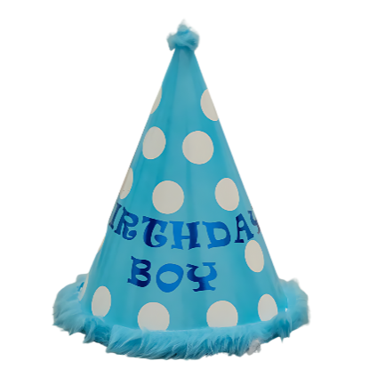 Happy Birthday Cap - Blue