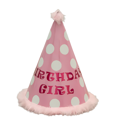 Happy Birthday Cap - Pink