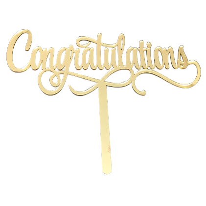 Congratulations Cake Topper