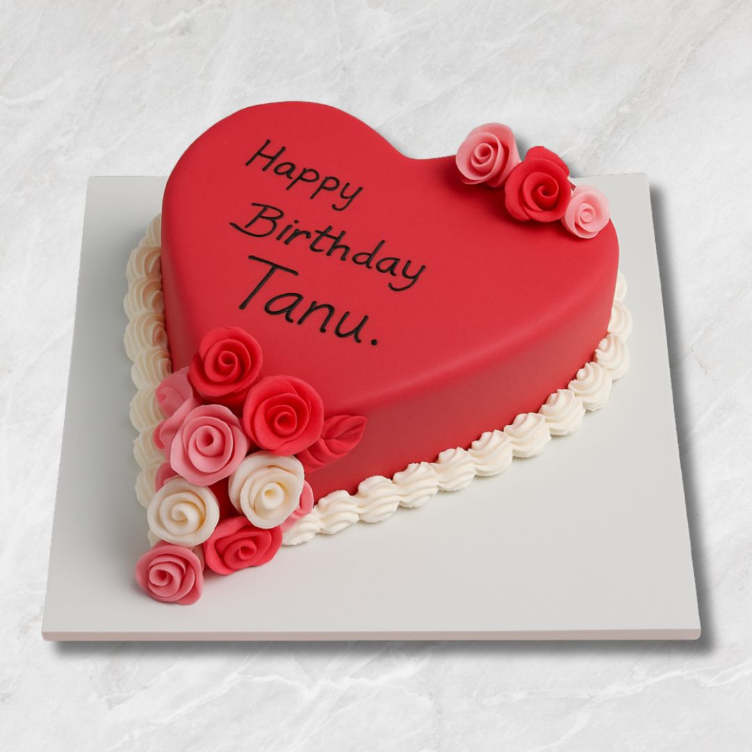 Heartfelt Elegance Cake