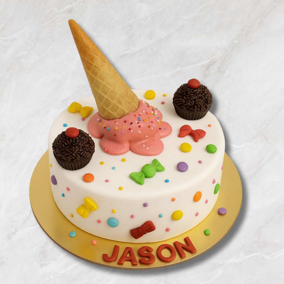 Candyland Ice Cream Cake